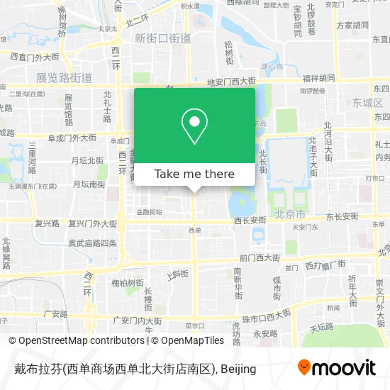 戴布拉芬(西单商场西单北大街店南区) map