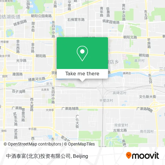 中酒泰富(北京)投资有限公司 map