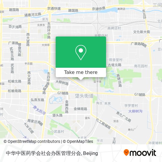 中华中医药学会社会办医管理分会 map
