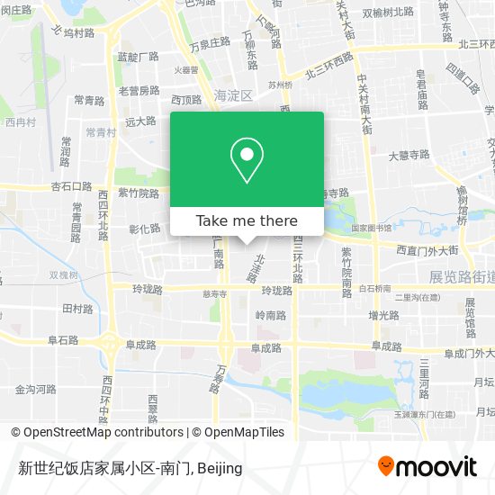 新世纪饭店家属小区-南门 map