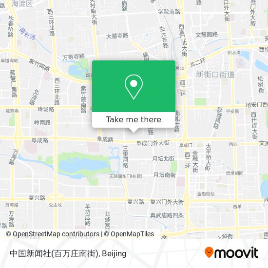 中国新闻社(百万庄南街) map