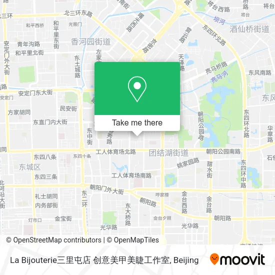 La Bijouterie三里屯店 创意美甲美睫工作室 map