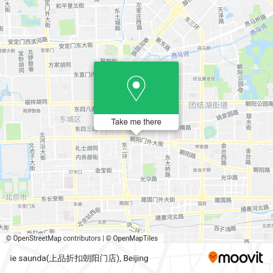 ie saunda(上品折扣朝阳门店) map