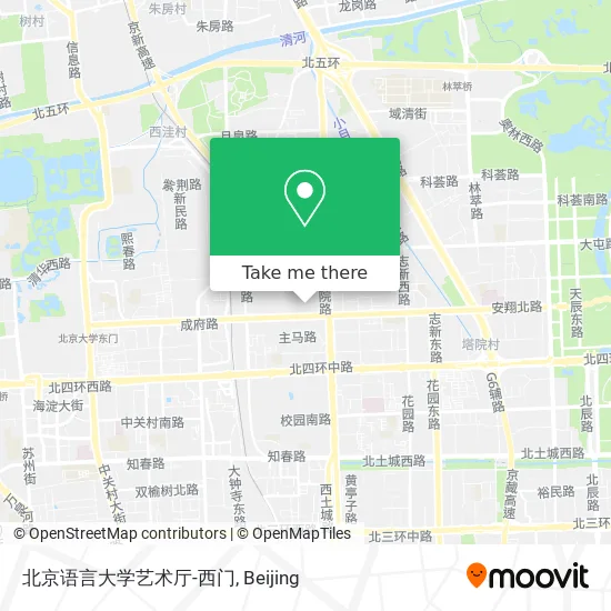 北京语言大学艺术厅-西门 map