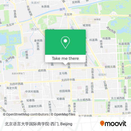 北京语言大学国际商学院-西门 map