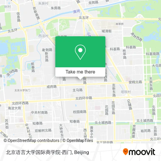 北京语言大学国际商学院-西门 map