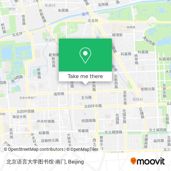 北京语言大学图书馆-南门 map