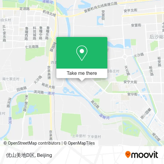 优山美地D区 map