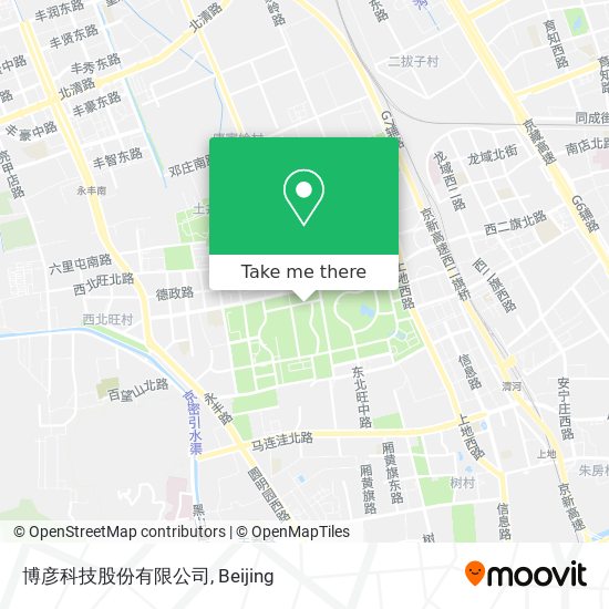 博彦科技股份有限公司 map