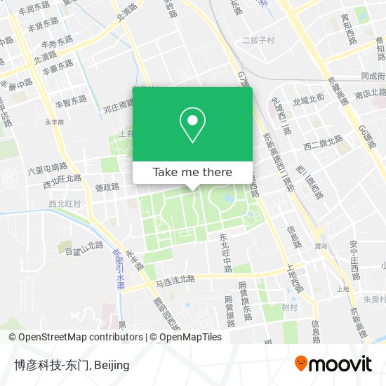 博彦科技-东门 map