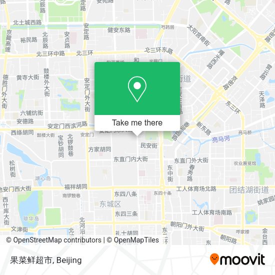 果菜鲜超市 map
