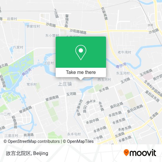 故宫北院区 map