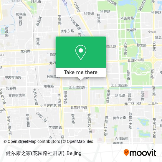 健尔康之家(花园路社群店) map