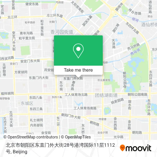 北京市朝阳区东直门外大街28号港湾国际11层1112号 map