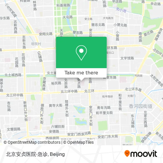 北京安贞医院-急诊 map