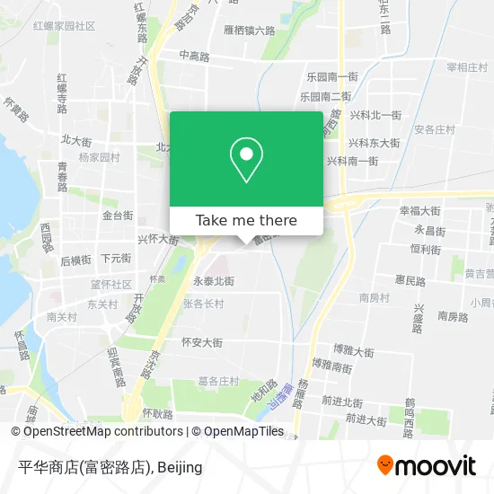 平华商店(富密路店) map