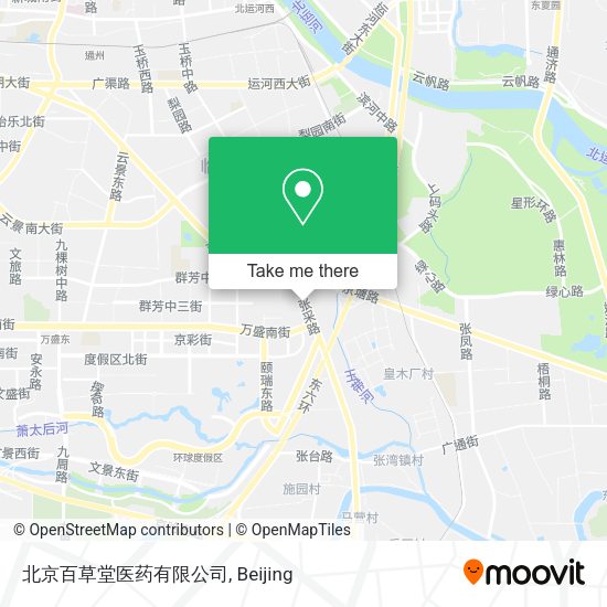 北京百草堂医药有限公司 map