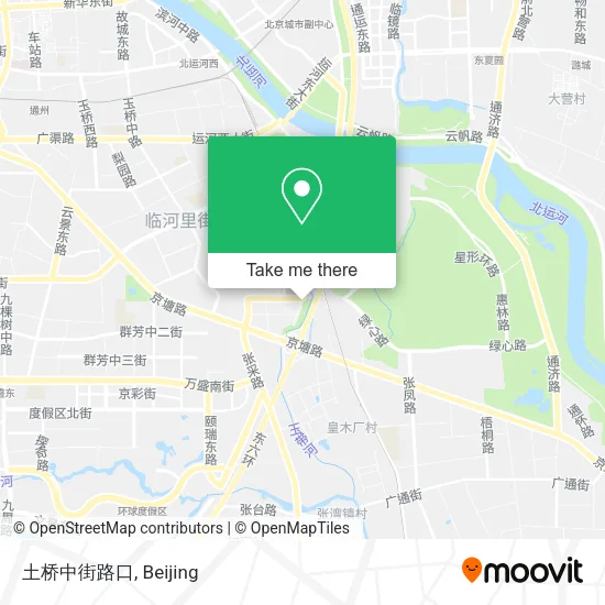 土桥中街路口 map
