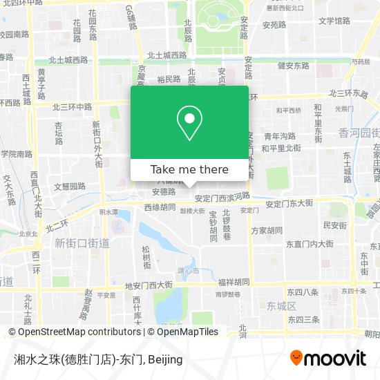 湘水之珠(德胜门店)-东门 map