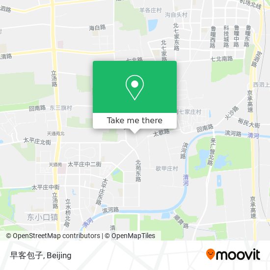 早客包子 map