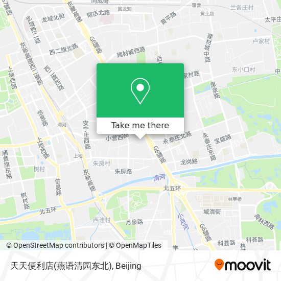 天天便利店(燕语清园东北) map
