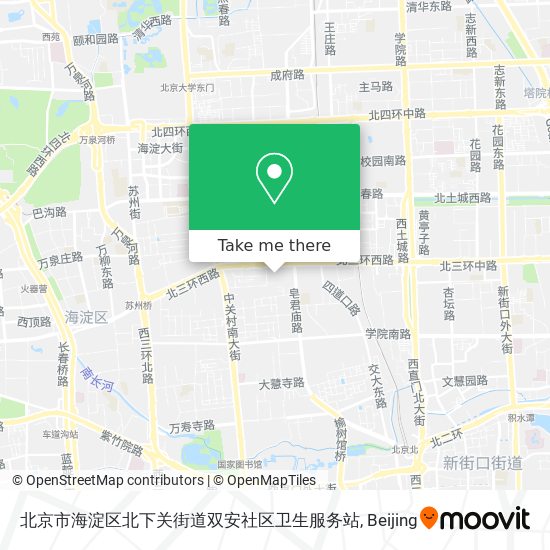 北京市海淀区北下关街道双安社区卫生服务站 map