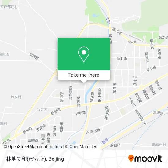 林地复印(密云店) map