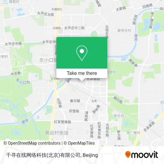 千寻在线网络科技(北京)有限公司 map