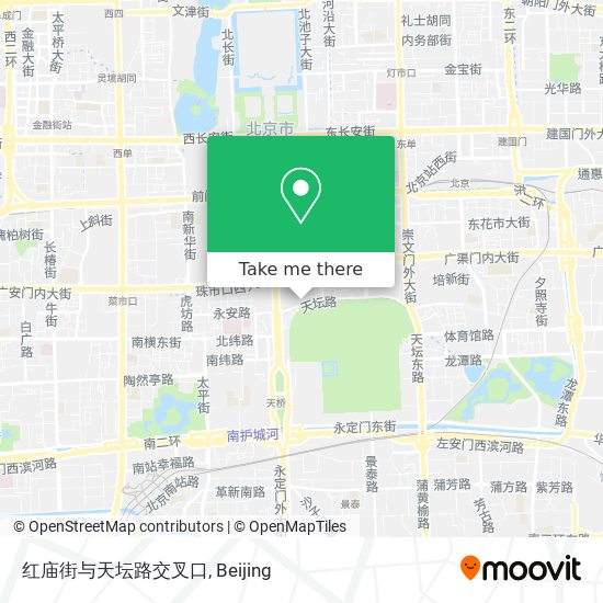 红庙街与天坛路交叉口 map