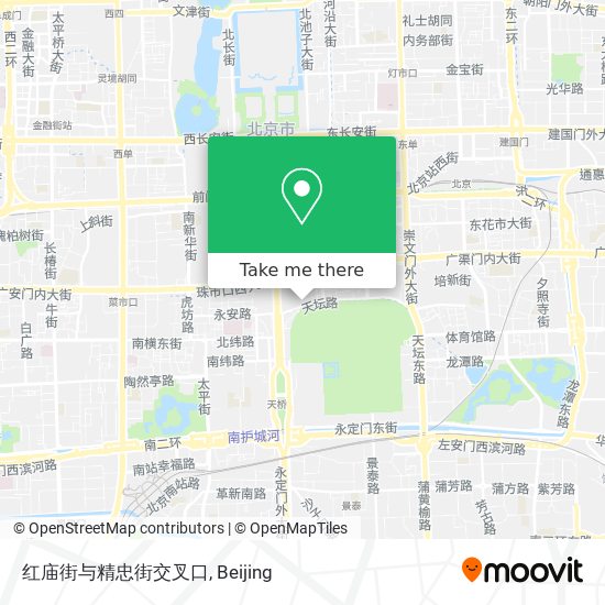 红庙街与精忠街交叉口 map