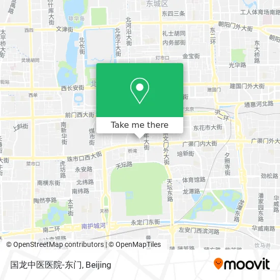 国龙中医医院-东门 map