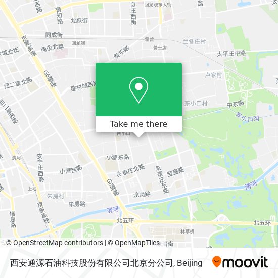 西安通源石油科技股份有限公司北京分公司 map