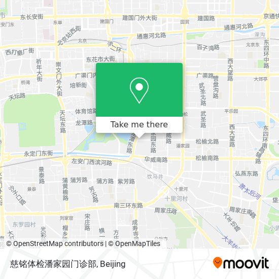 慈铭体检潘家园门诊部 map