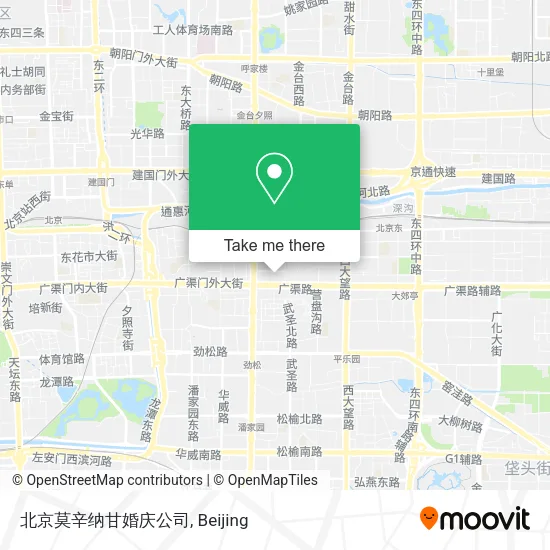 北京莫辛纳甘婚庆公司 map