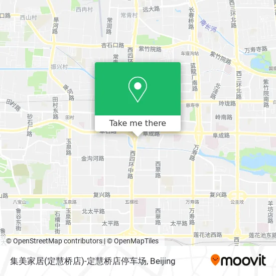 集美家居(定慧桥店)-定慧桥店停车场 map