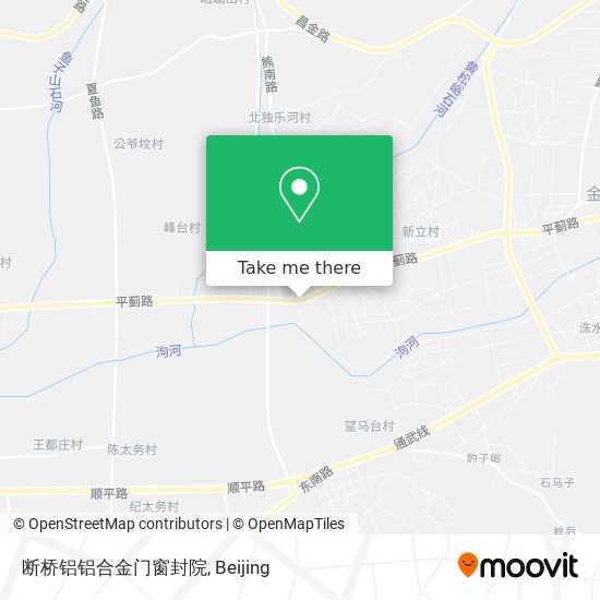 断桥铝铝合金门窗封院 map