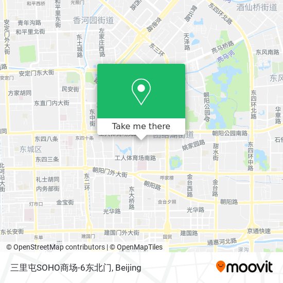 三里屯SOHO商场-6东北门 map