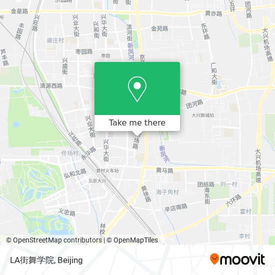 LA街舞学院 map