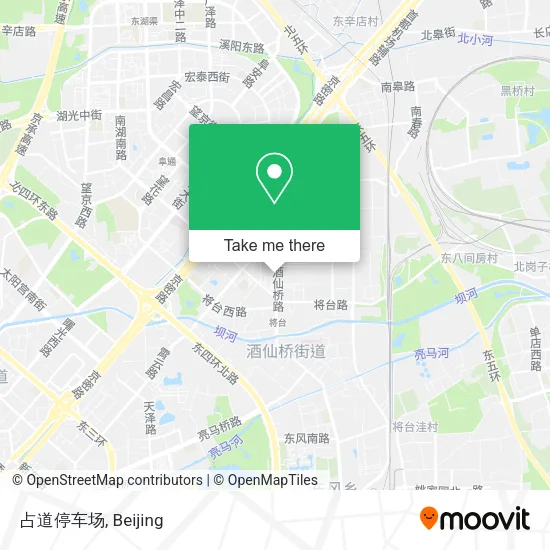 占道停车场 map