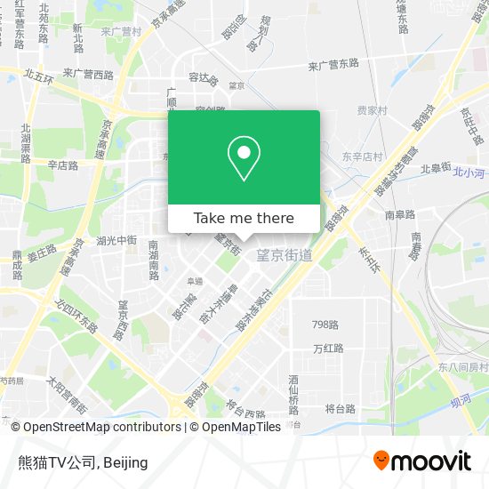 熊猫TV公司 map