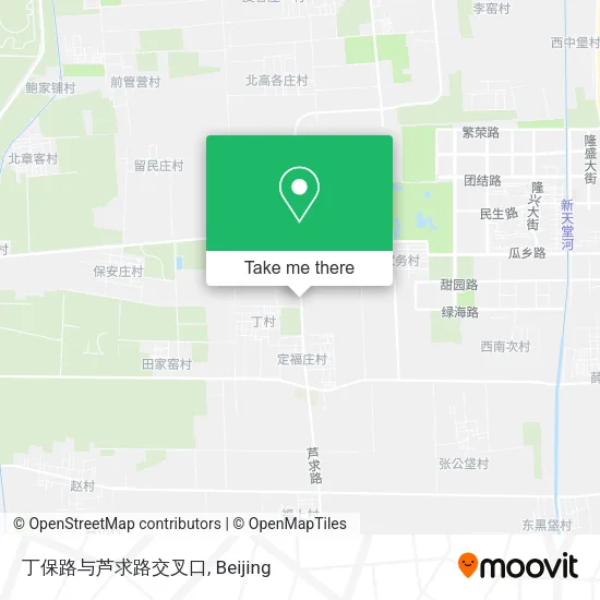 丁保路与芦求路交叉口 map