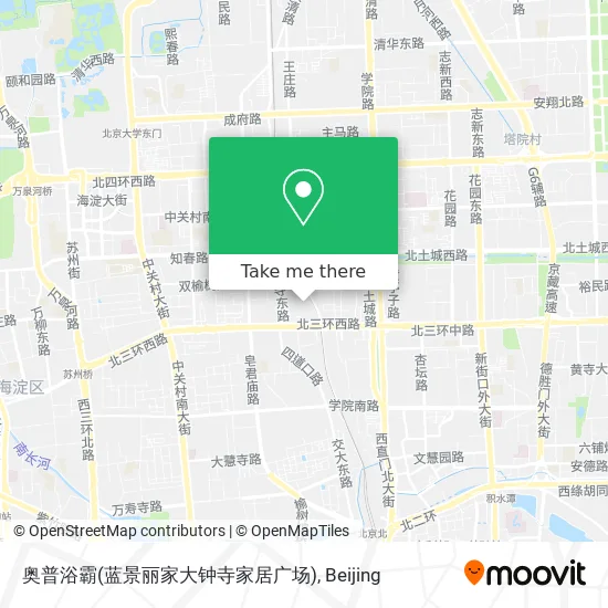 奥普浴霸(蓝景丽家大钟寺家居广场) map
