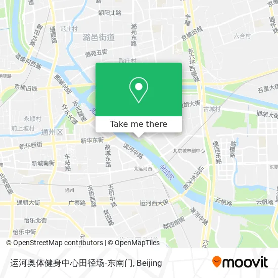 运河奥体健身中心田径场-东南门 map