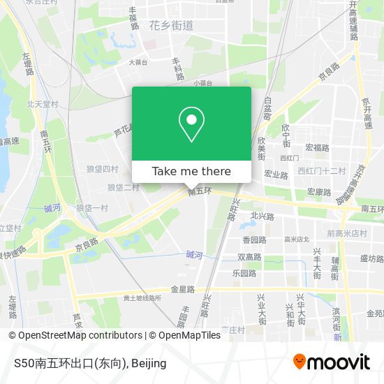 S50南五环出口(东向) map