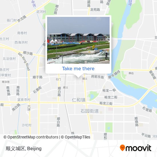 顺义城区 map