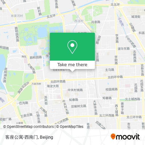 客座公寓-西南门 map