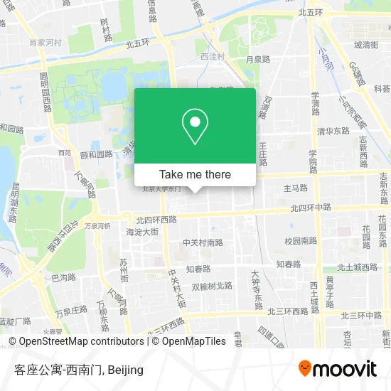 客座公寓-西南门 map