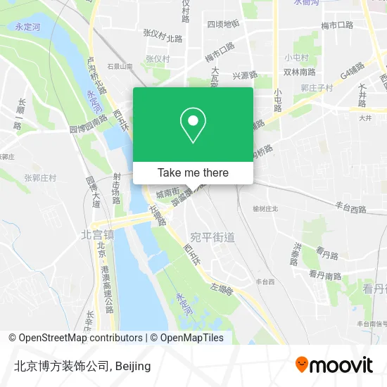 北京博方装饰公司 map