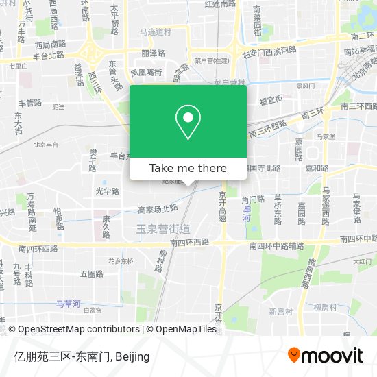 亿朋苑三区-东南门 map