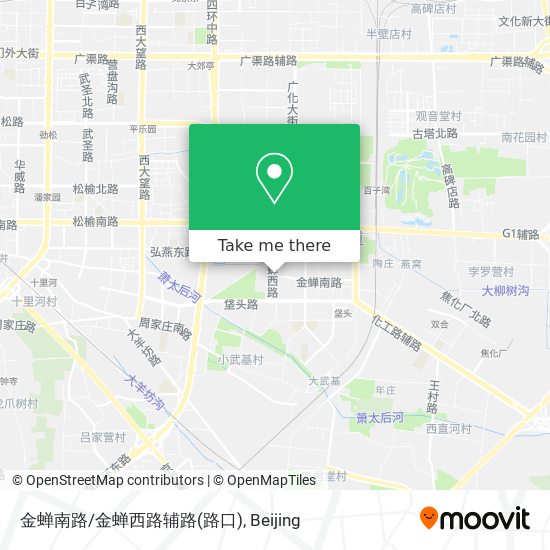 金蝉南路/金蝉西路辅路(路口) map